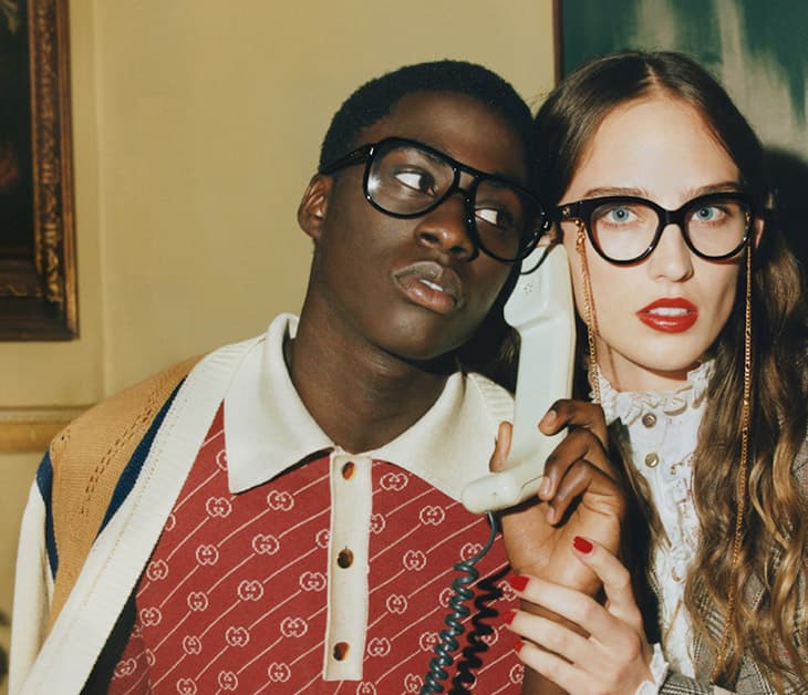 Gucci frames at Vision Palace Optical Brooklyn