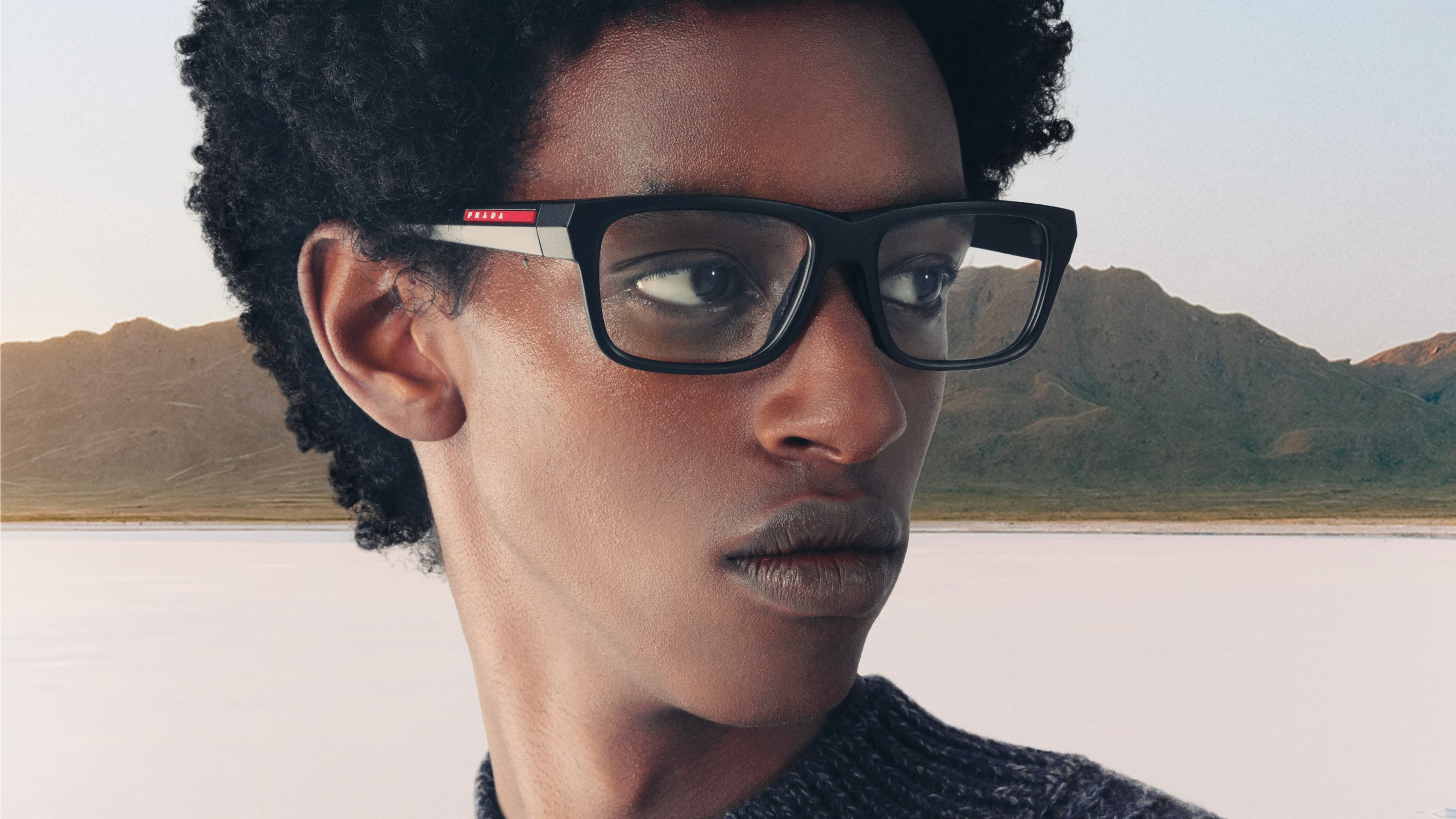 Prada Linea Rossa frames at Vision Palace Optical Brooklyn