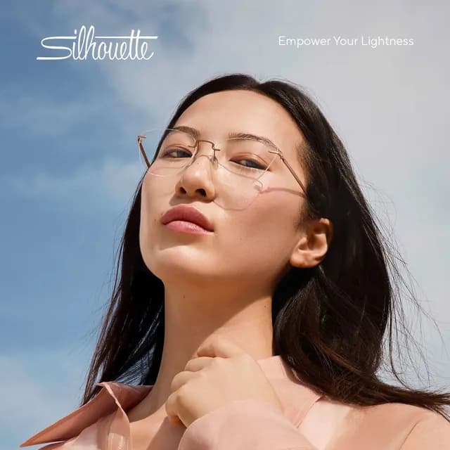 Silhouette frames at Vision Palace Optical Brooklyn