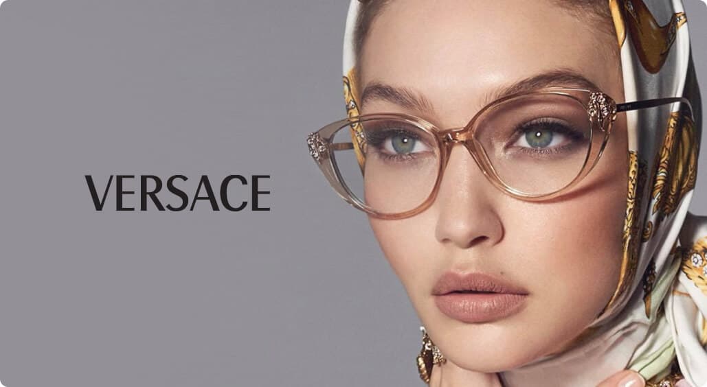 Versace frames at Vision Palace Optical Brooklyn