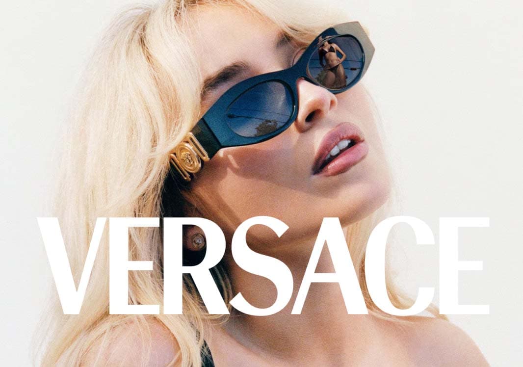 Versace frames at Vision Palace Optical Brooklyn