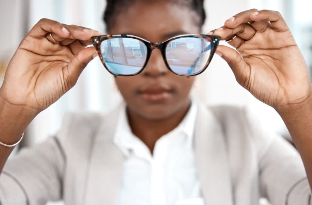 Blue Light Lenses frames at Vision Palace Optical Brooklyn